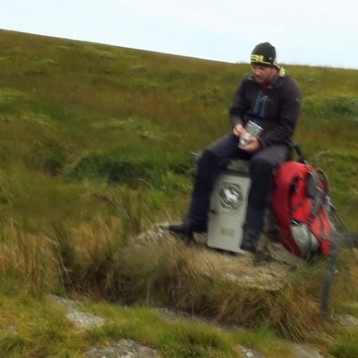 cranmere pool, an isolated letterbox in teh middle of boggy dartmoor terrain