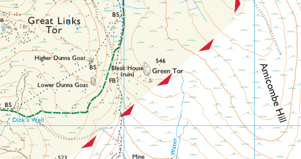 Longmoor Ranges Map Summit or Nothing - Trev's Guide To Wild Camping on Dartmoor